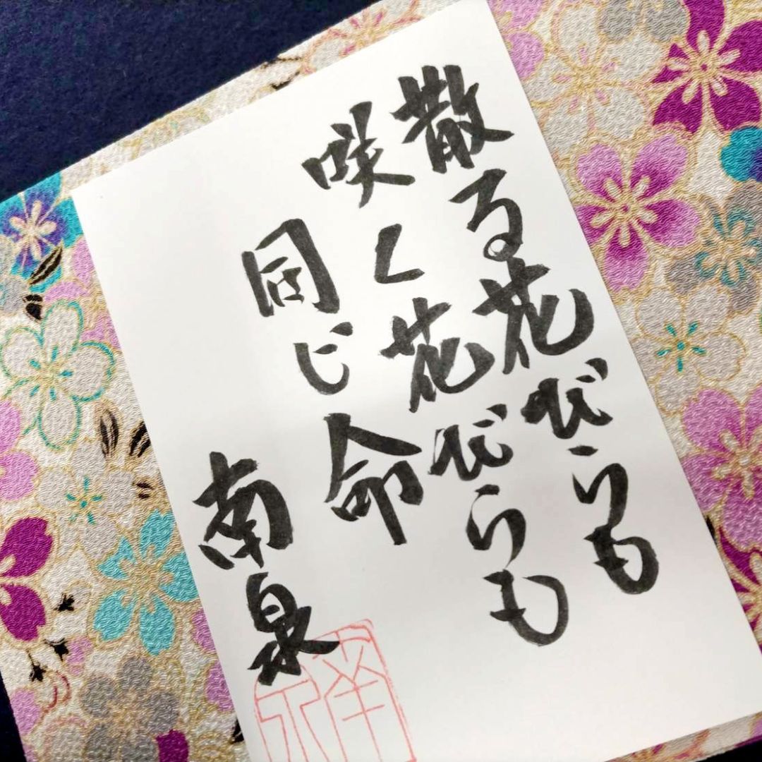 展示:特別御朱印11月「龍守る菊花と舞う紅葉」