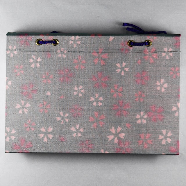 【秩父札所巡り用:常楽寺】<限定>秩父銘仙を使った御朱印帳/桜